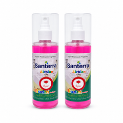 Santerra Airbian Room Freshener Spray 200 ml | Instant Odour Control & Long Lasting Fragrance for Home, Office & Car