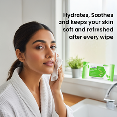 Refreshment Wipes- AloeVera -Pack of 20