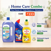 Home Care Combo | 2 x Floor Cleaners, 1 x Toilet Cleaner, and 2 x Dishwash Liquids
