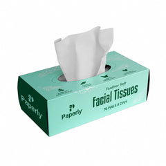 Paperly Feather Soft Facial Tissue Box 70 Pulls