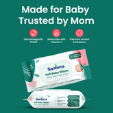 Santerra Soft Baby Wipes- Plant based