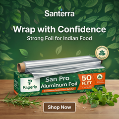 Kitchen Combo | 1 x Aluminium Foil, 2 x Food Wrapping Rolls, and 2 x Dishwash Liquids