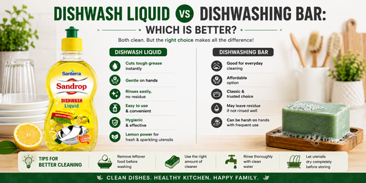Dishwash Liquid vs Dishwashing Bar: Which Is Better?