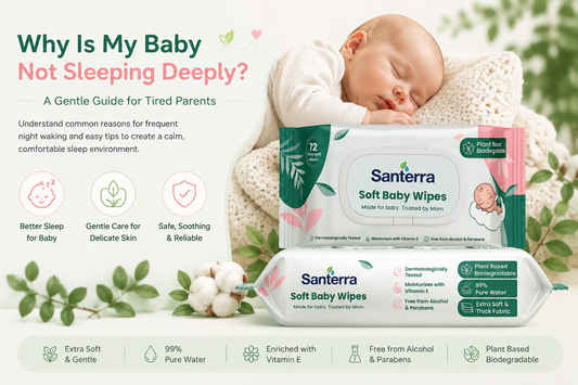 Baby Not Sleeping Deeply at Night? Causes, Sleep Tips & Baby Care Guide