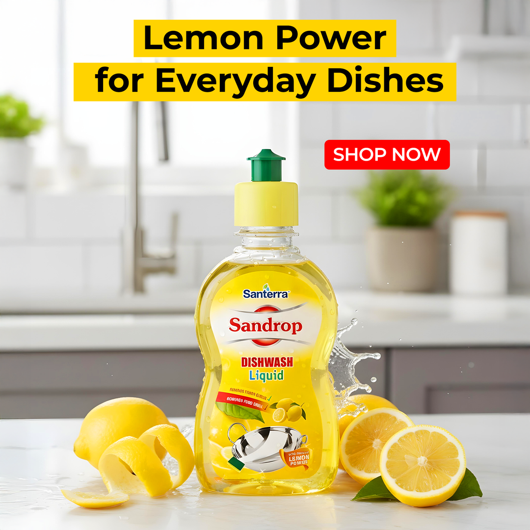 Santerra Sandrop Dishwash Liquid Lemon 250 ml