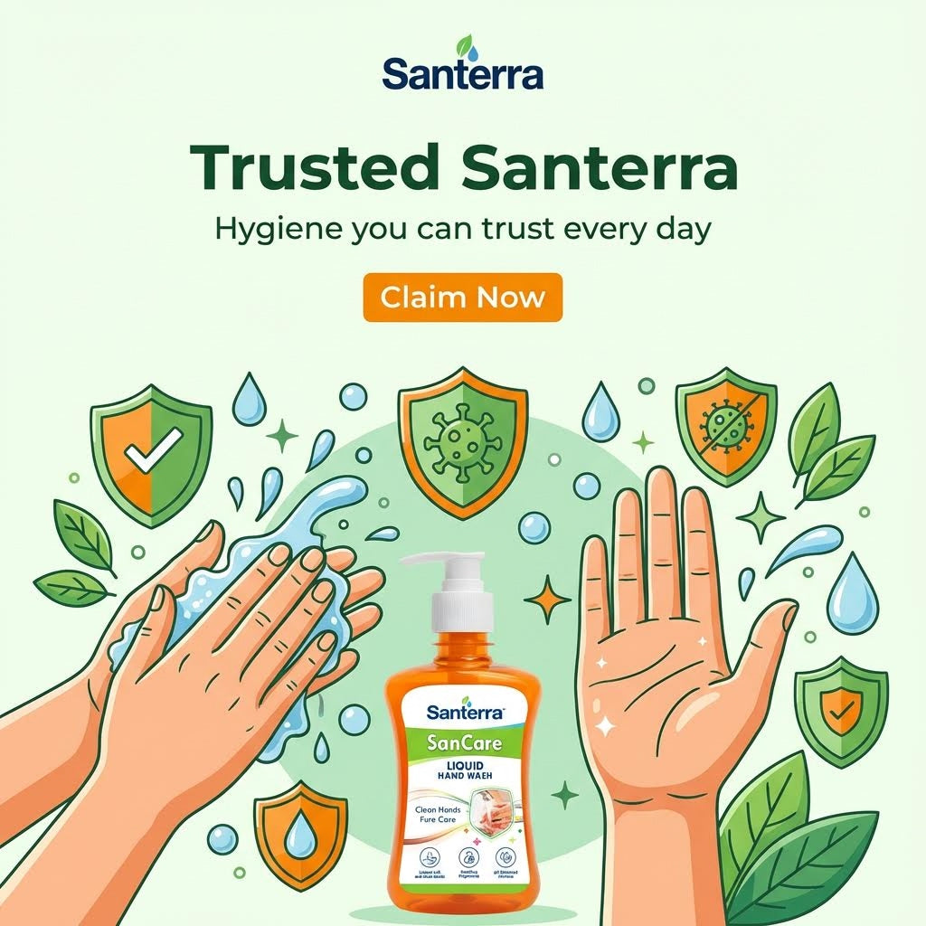Santerra SanCare Liquid Hand Wash 250 ml