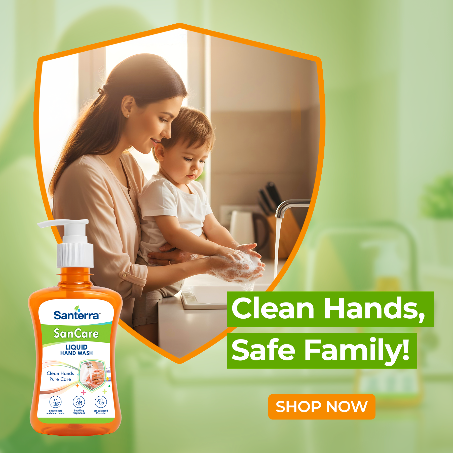 Santerra SanCare Liquid Hand Wash 250 ml