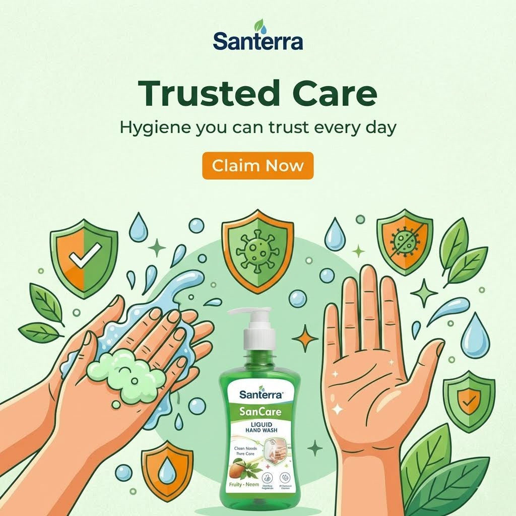 Santerra SanCare Liquid Hand Wash 1 Litre