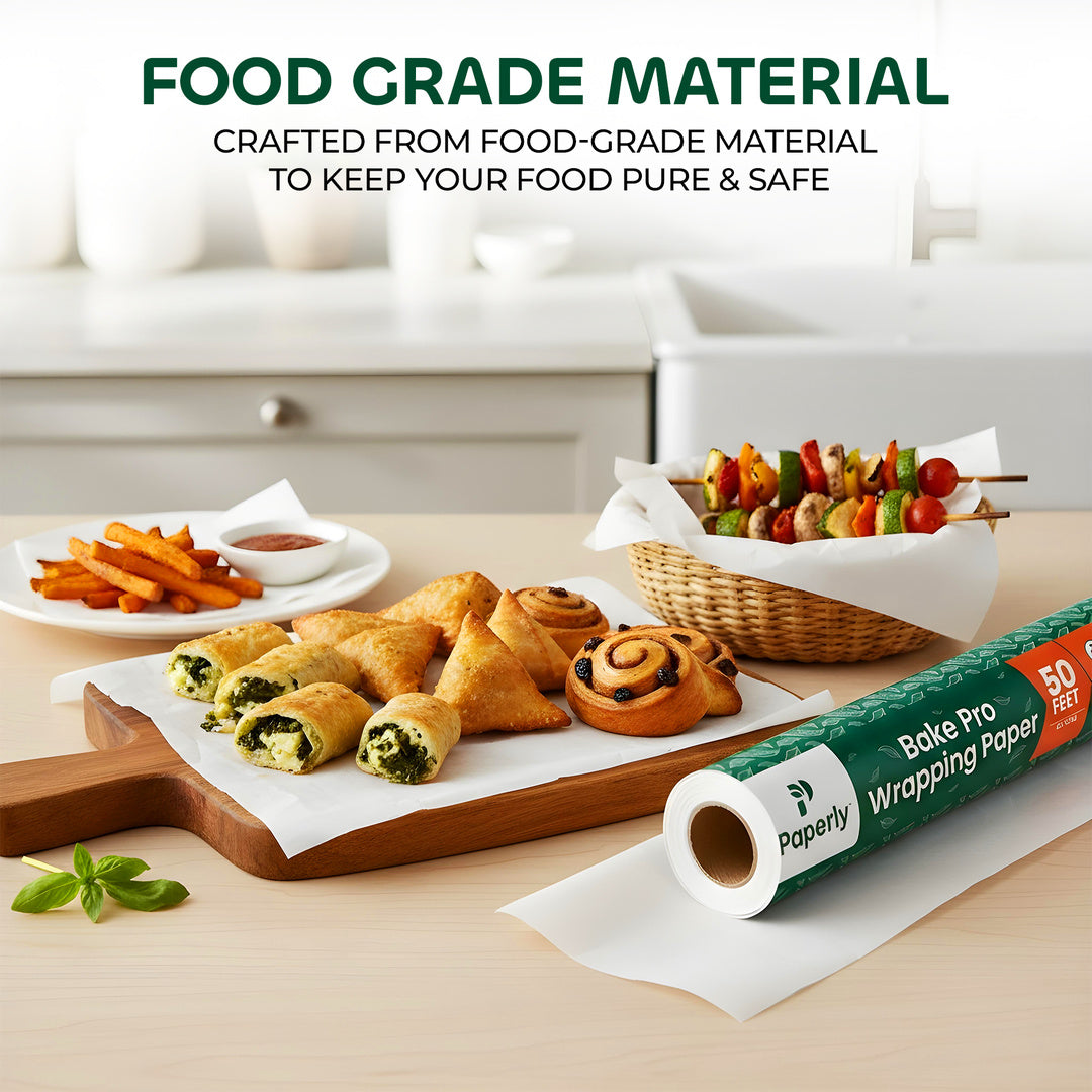 Paperly Bake Pro Butter Paper Roll 15m / 50ft