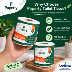 Paperly Toilet Paper Rolls