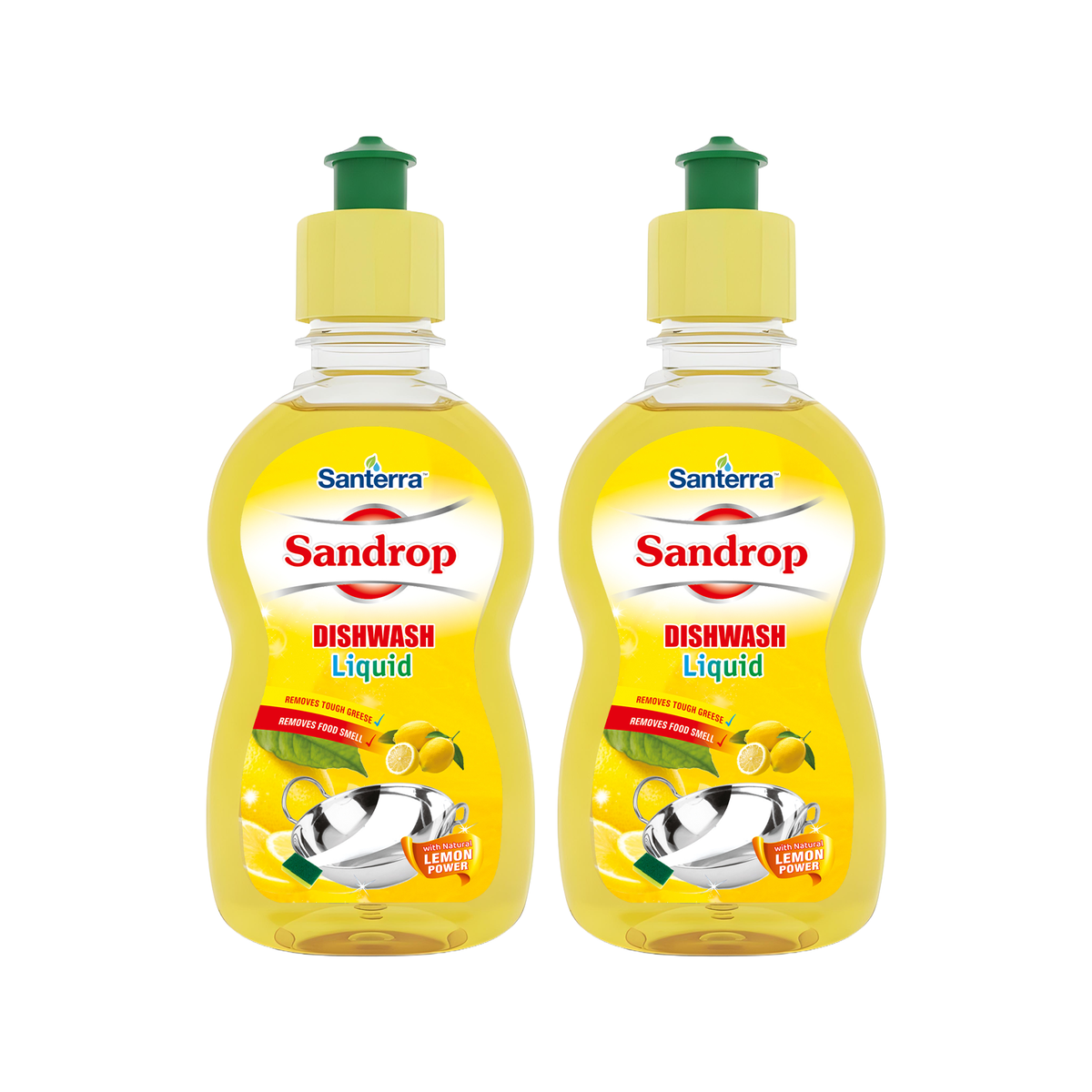 Santerra Sandrop Dishwash Liquid Lemon 250 ml