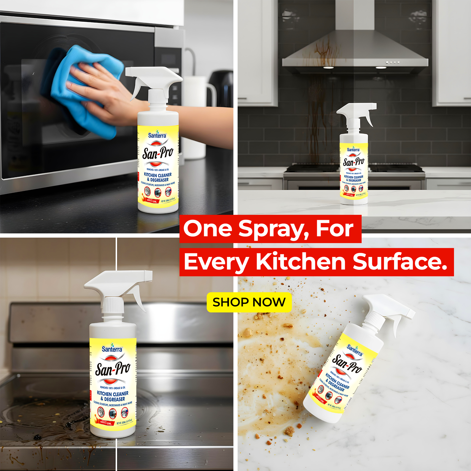 Santerra Kitchen Cleaner Spray 250 ml