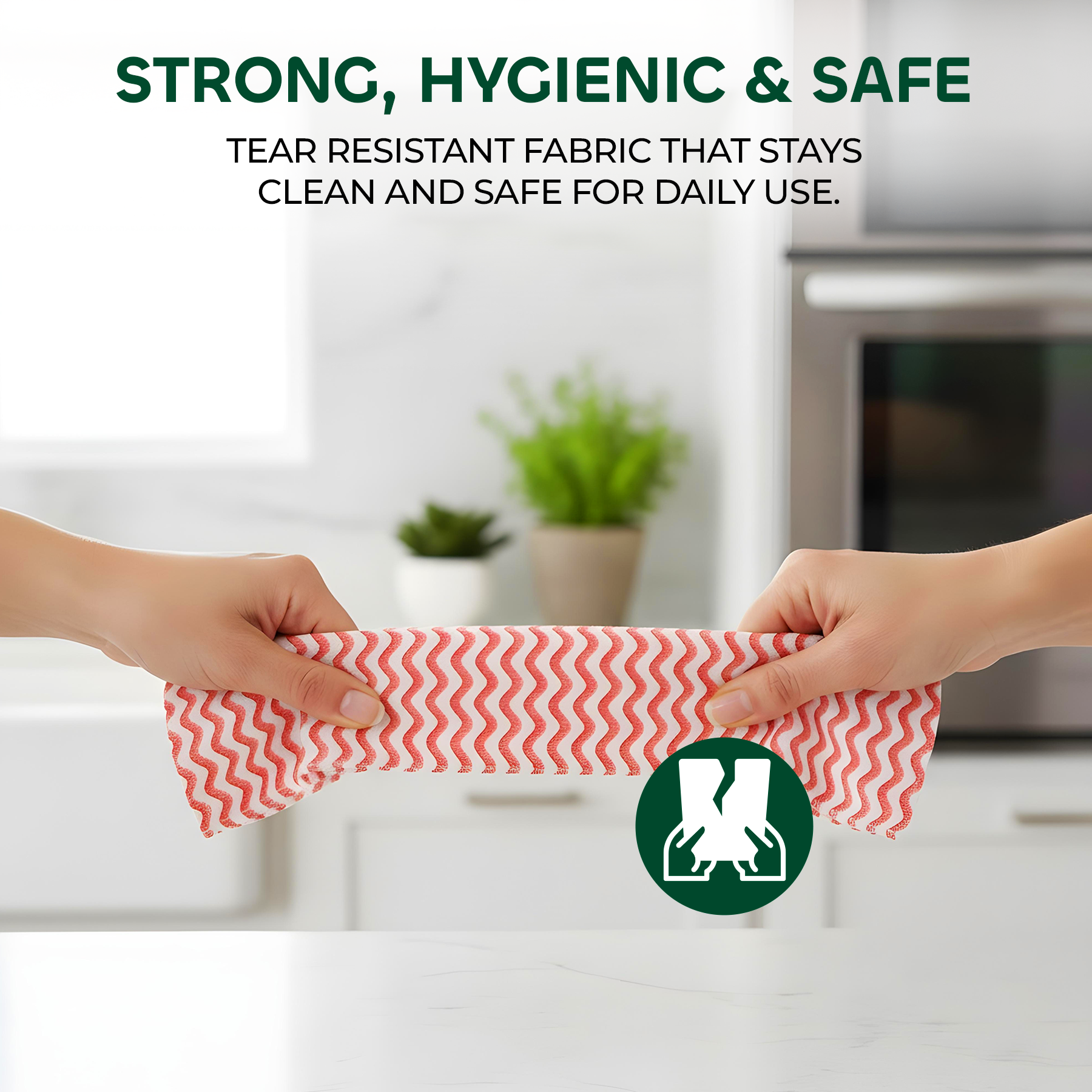 Paperly Reusable Nonwoven Kitchen Towel Roll 50 Pulls