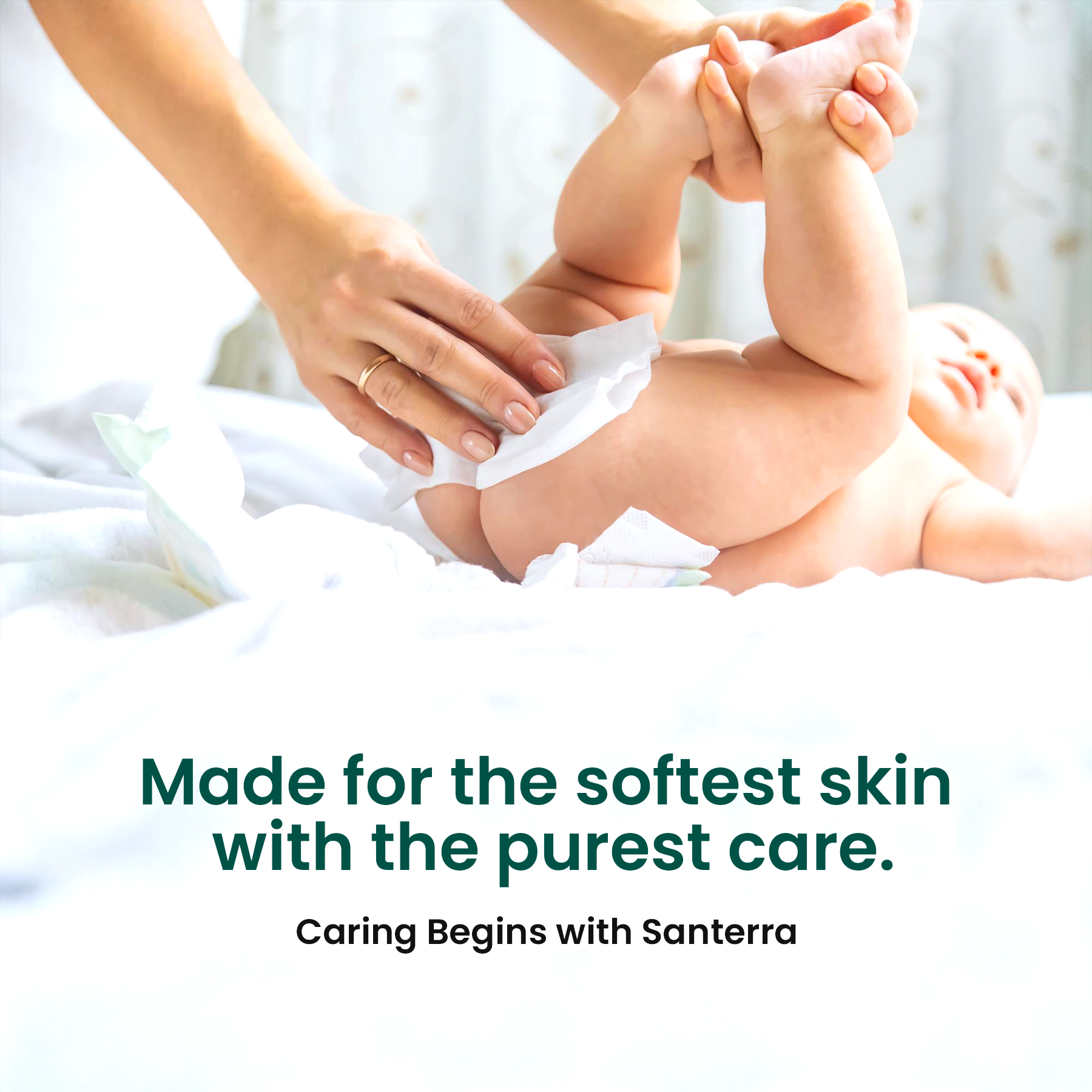 Santerra Pure Baby Wipes