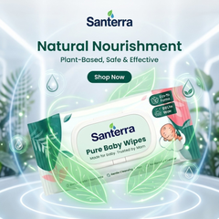 Santerra Pure Baby Wipes 72 Wipes