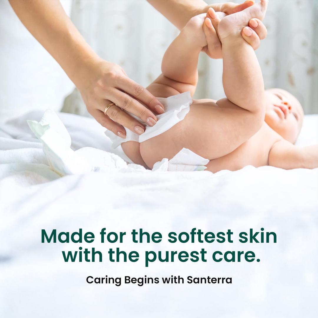 Santerra Pure Baby Wipes 72 Wipes