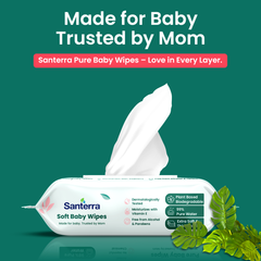 Santerra Soft Baby Wipes- Plant based