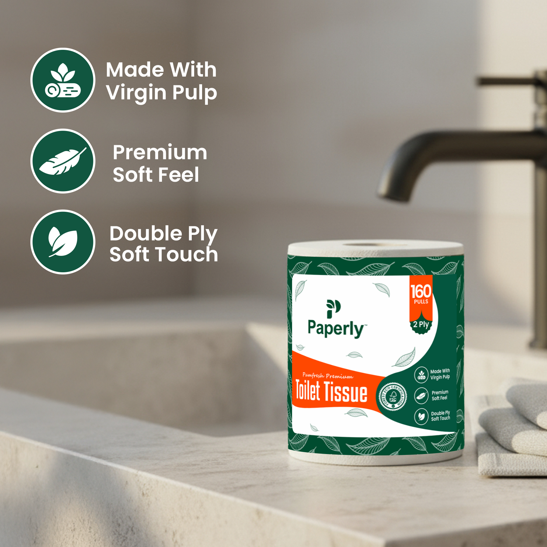 Paperly Premium soft Toilet paper