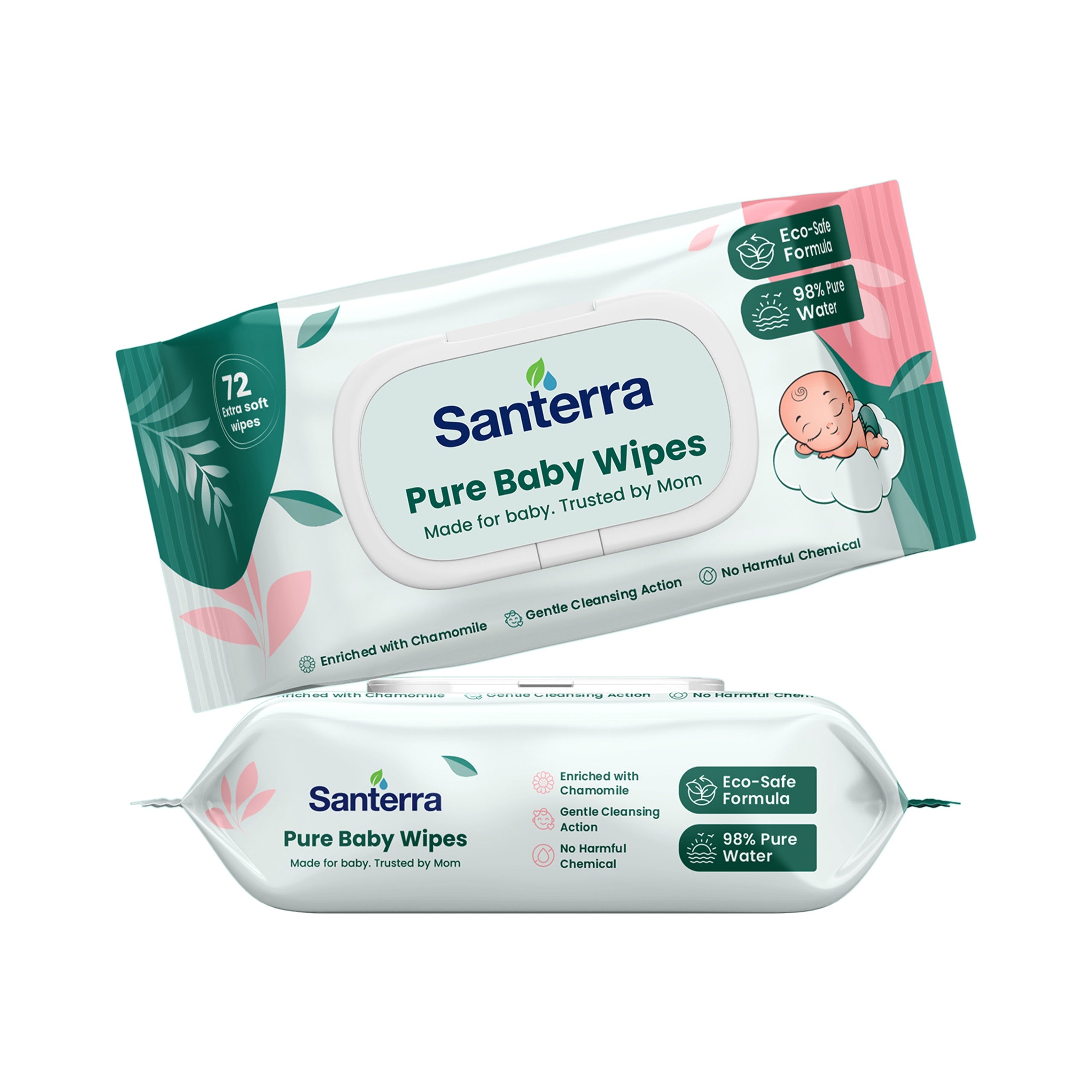 Santerra Pure Baby Wipes