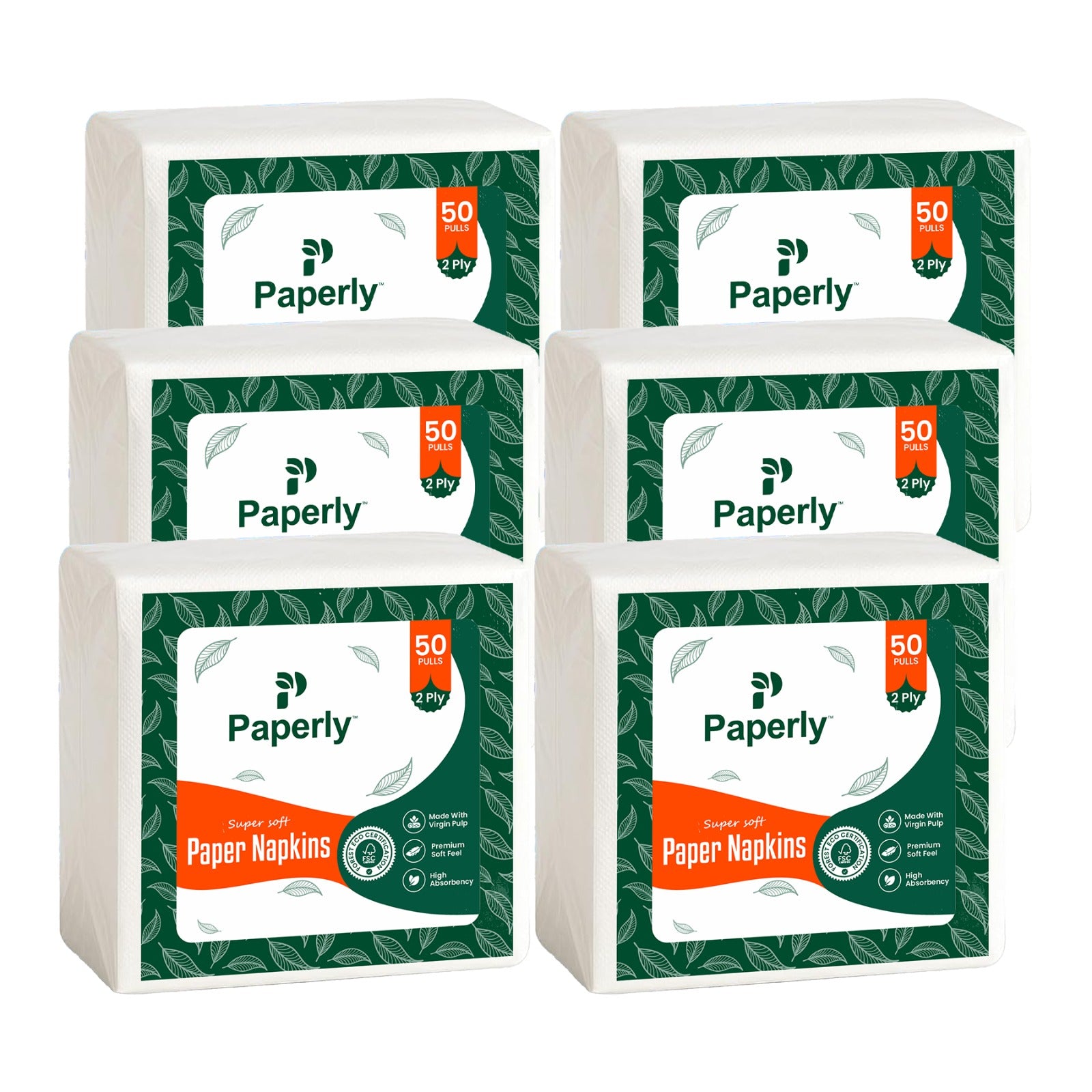 Daily Use Paper Napkin-50 Pulls- 2 Ply