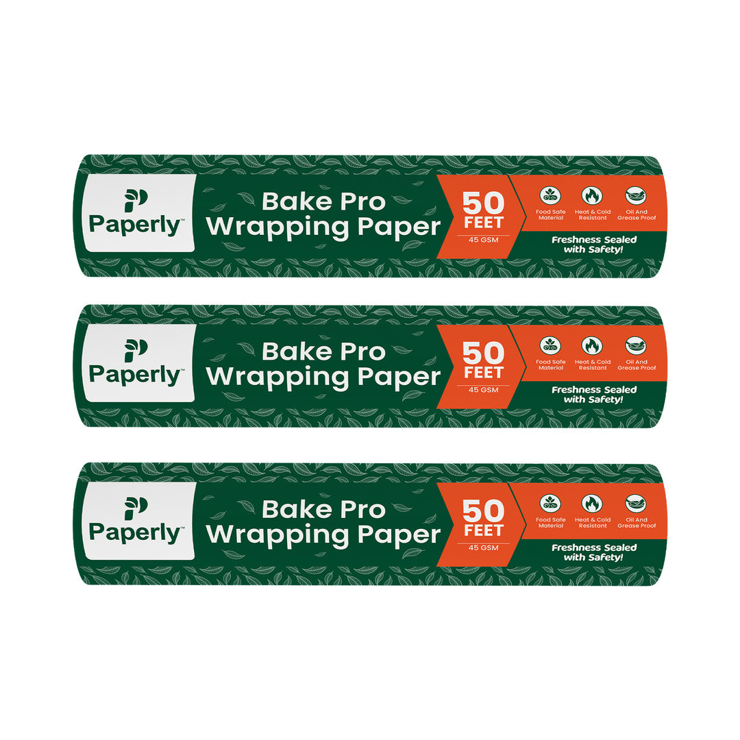 Paperly Bake Pro Butter Paper Roll 15m / 50ft