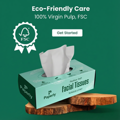 Paperly Feather Soft Facial Tissue Box 70 Pulls