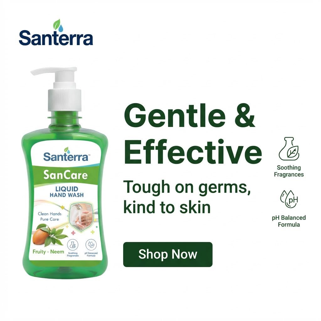 Santerra SanCare Liquid Hand Wash 1 Litre
