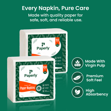 Daily Use Paper Napkin-100 Pulls