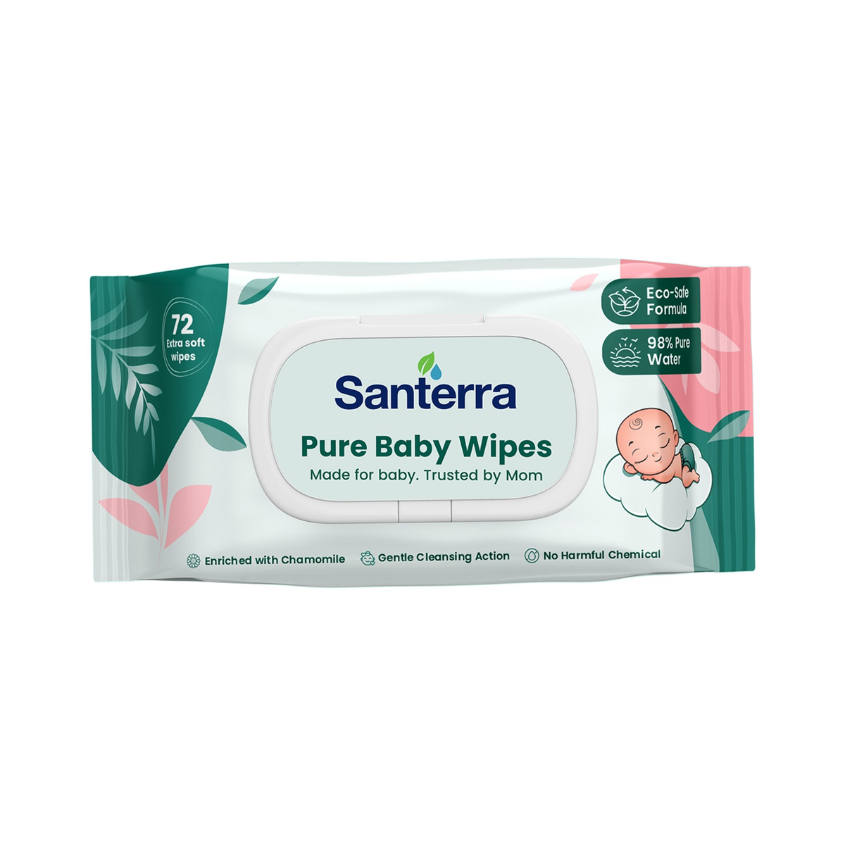 Santerra Pure Baby Wipes